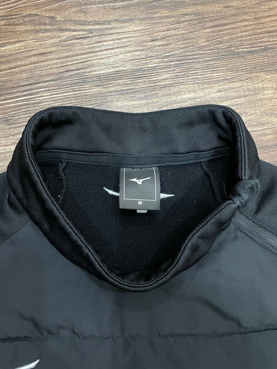 미즈노 MIZUNO 기모 패딩 피스테 웜업 블랙 상품이미지6