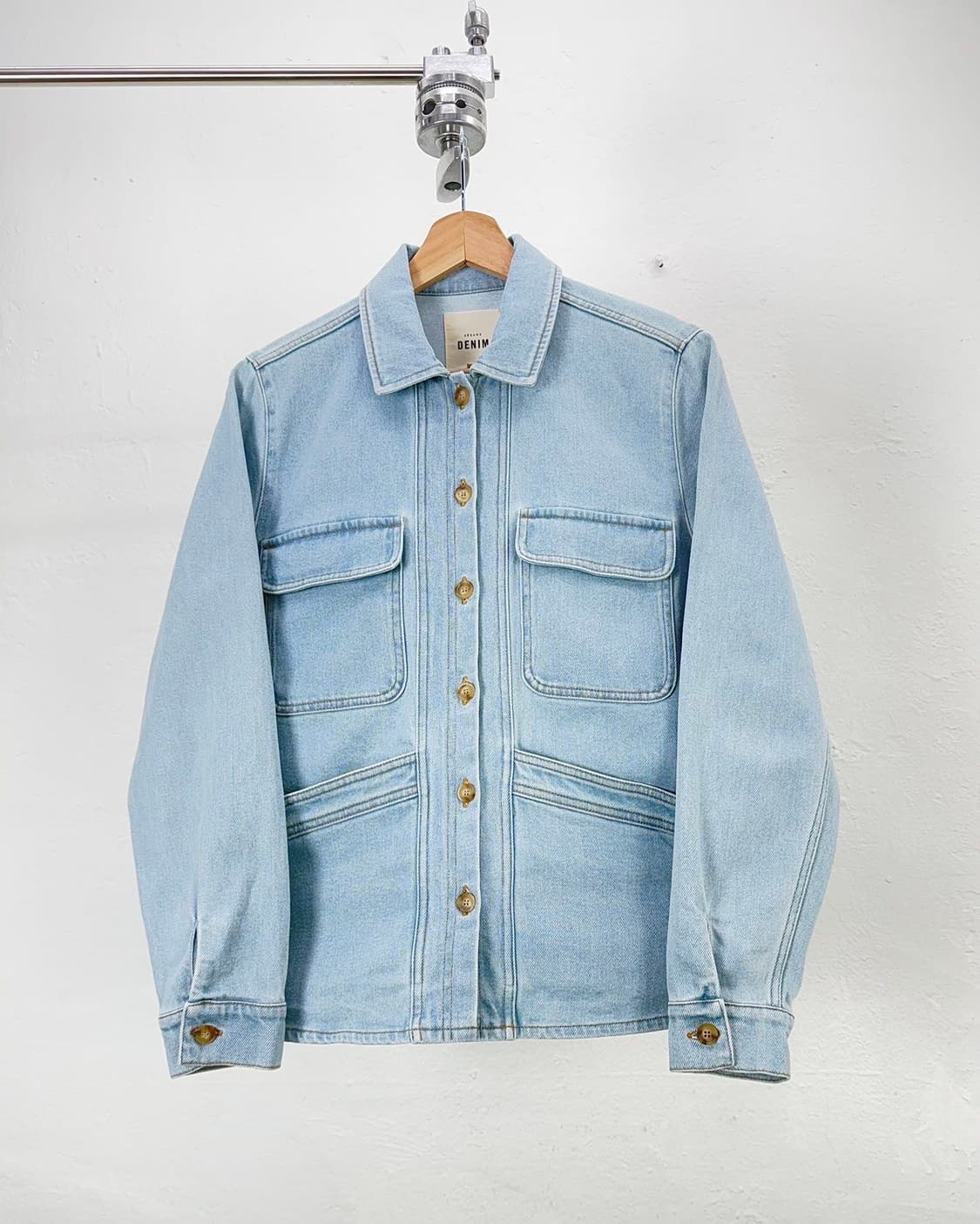 세잔 라이트 블루 텐셀 워크 데님 자켓 상품이미지1