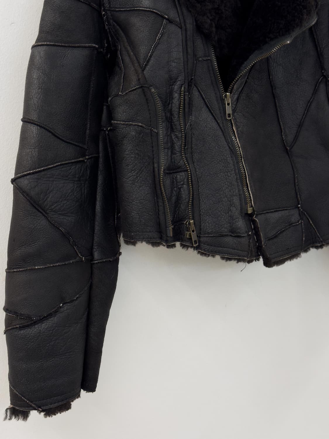 히스테릭 글래머 패치워크 시어링 자켓 상품이미지4