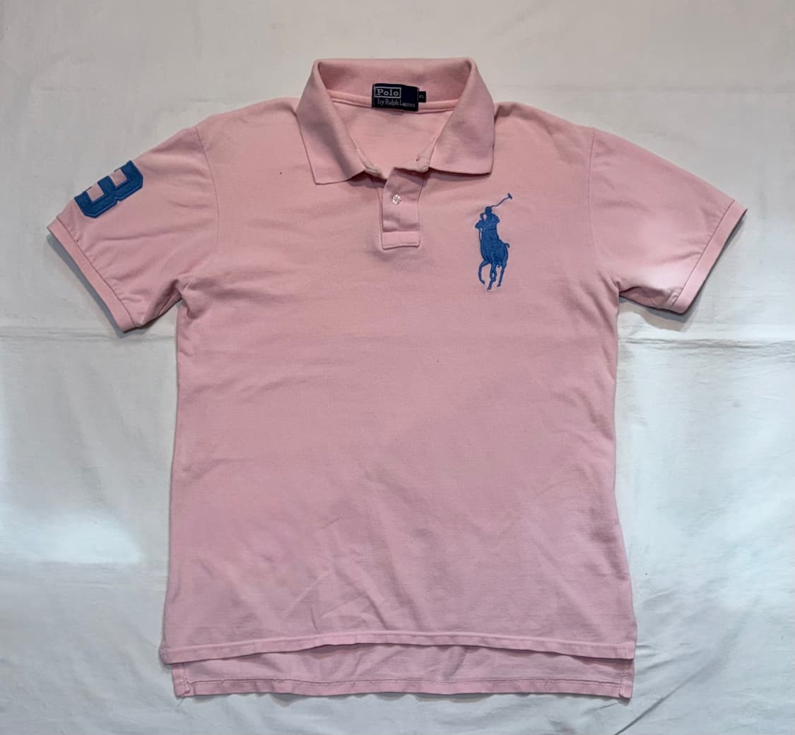 폴로 랄프로렌 빅포니 치프키프 카라티 핑크 블루 상품이미지1