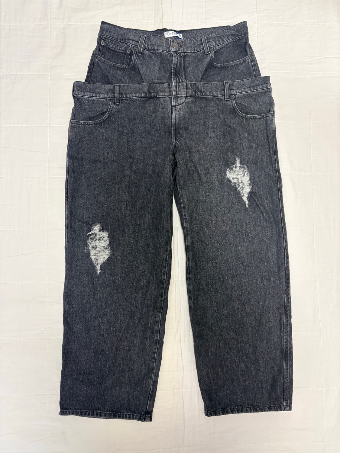 JW Anderson double waistband denim pants 상품이미지3