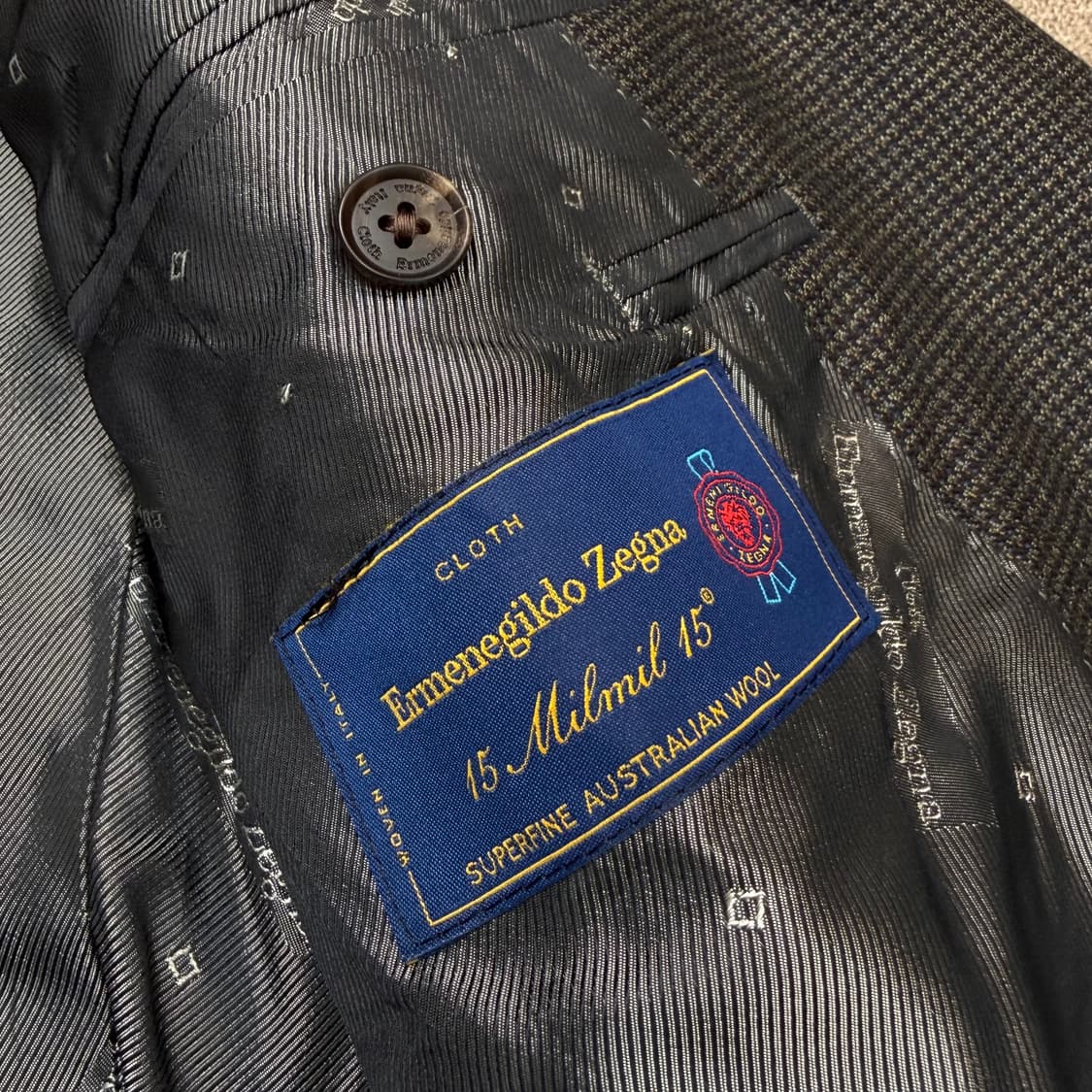 Ermenegildo Zegna 에르메네질도 제냐 체크 울 블래이저  상품이미지3