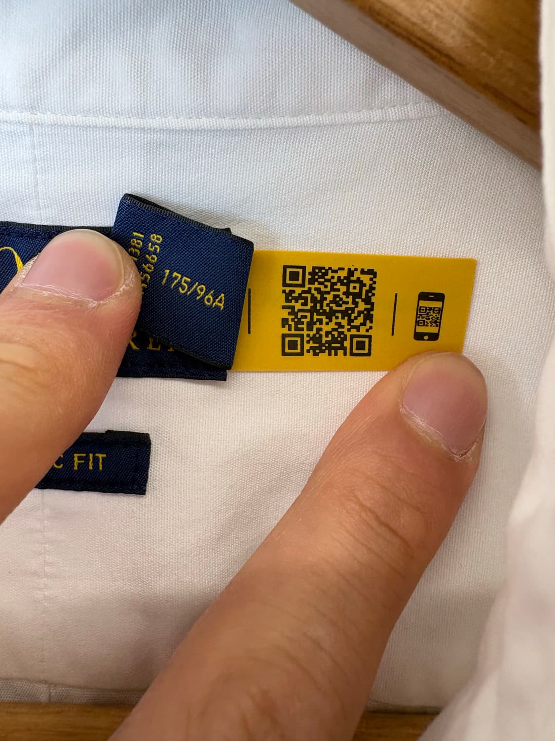 폴로랄프로렌 큐알 인증 화이트 옥스포드 셔츠 상품이미지9