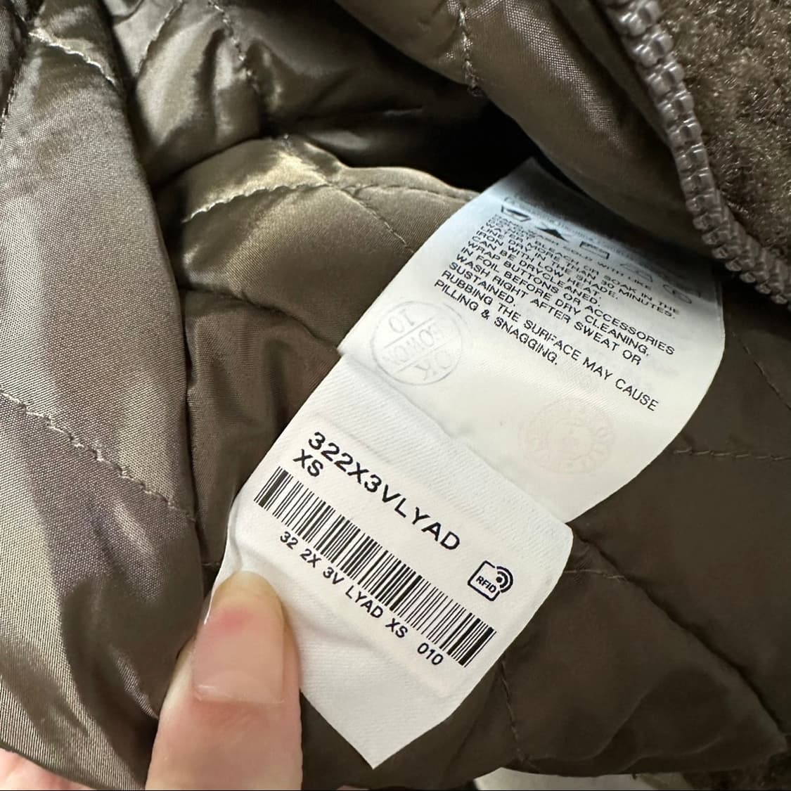 에잇세컨즈 시어링 쇼트 점퍼 브라운 크롭 양털자켓 xs 상품이미지4