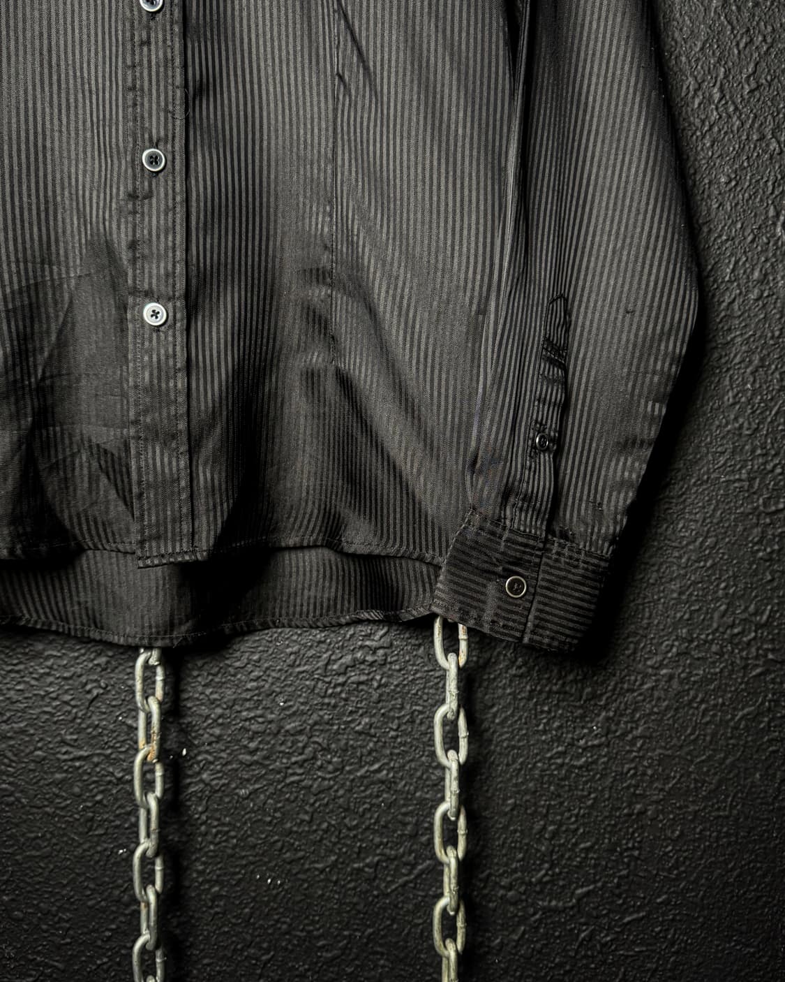 semantic design – Black Glossy Shirt 상품이미지8