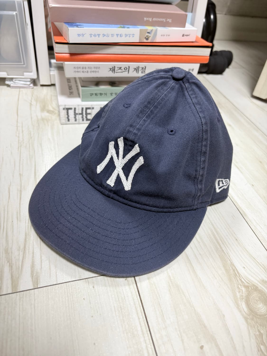 디스이즈네버댓x뉴에라xmlb 스트랩백 네이비  상품이미지1