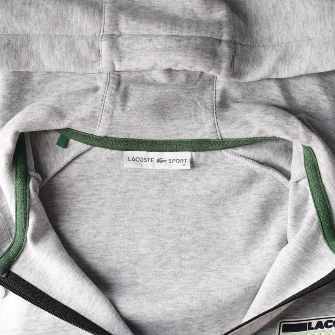 라코스테 스포츠 래글런 반집업 기모 후드 95 상품이미지5
