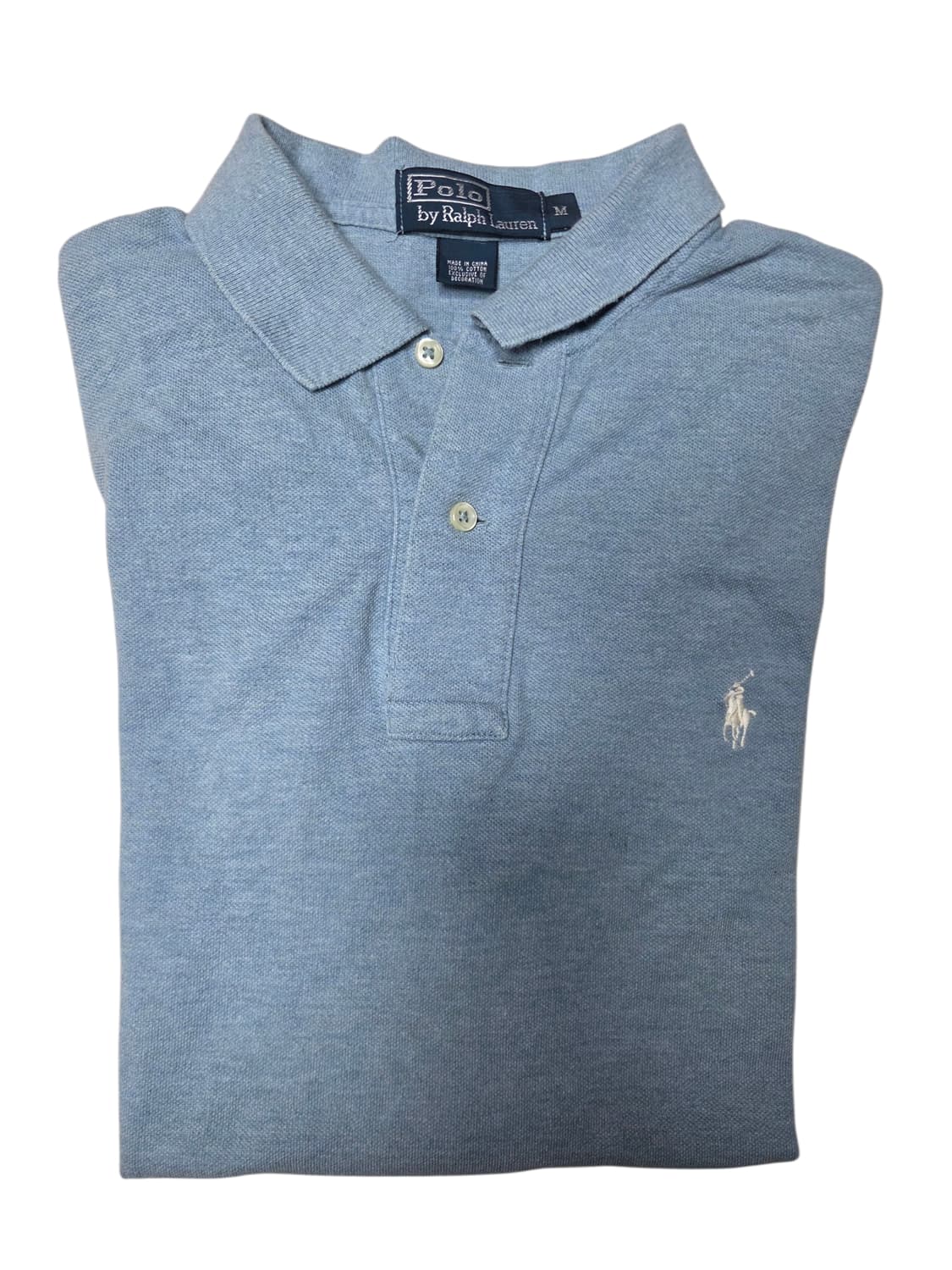 폴로 랄프로렌 블루 헤더 피케 카라티 상품이미지1