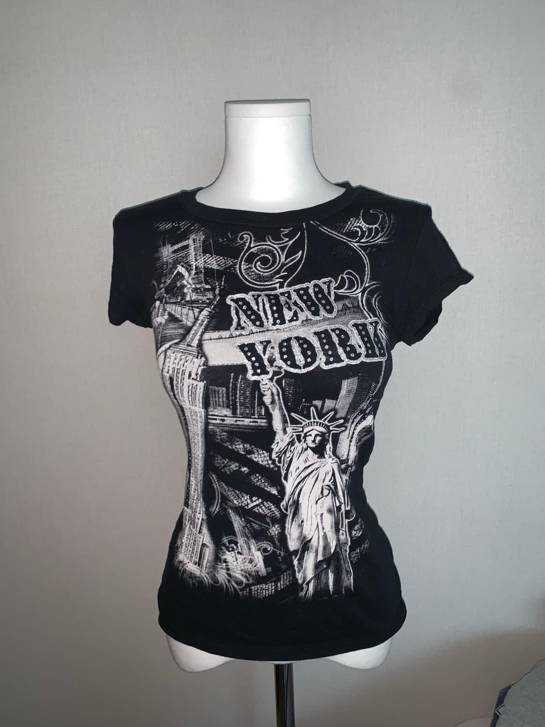 빈티지 딱붙 반팔 상품이미지1