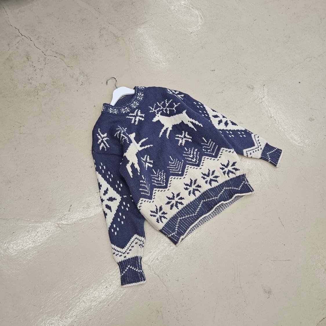 90's snowy peak 스노위픽 빈티지 니트 스웨터 뉴질랜드산 L 상품이미지2