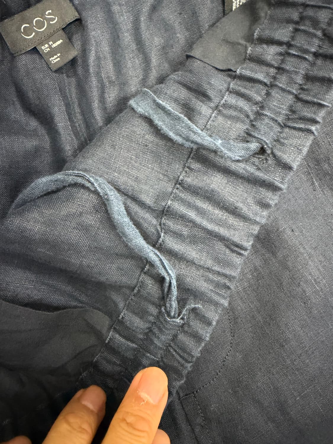 정품) COS 코스 남성 밴딩 팬츠 M  상품이미지5