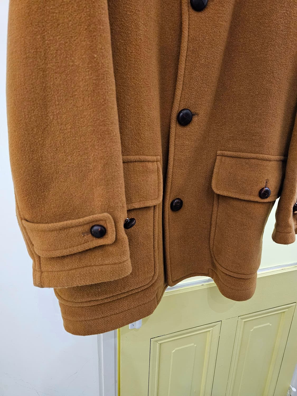 Baker Street 카멜 울 미들코트 상품이미지5