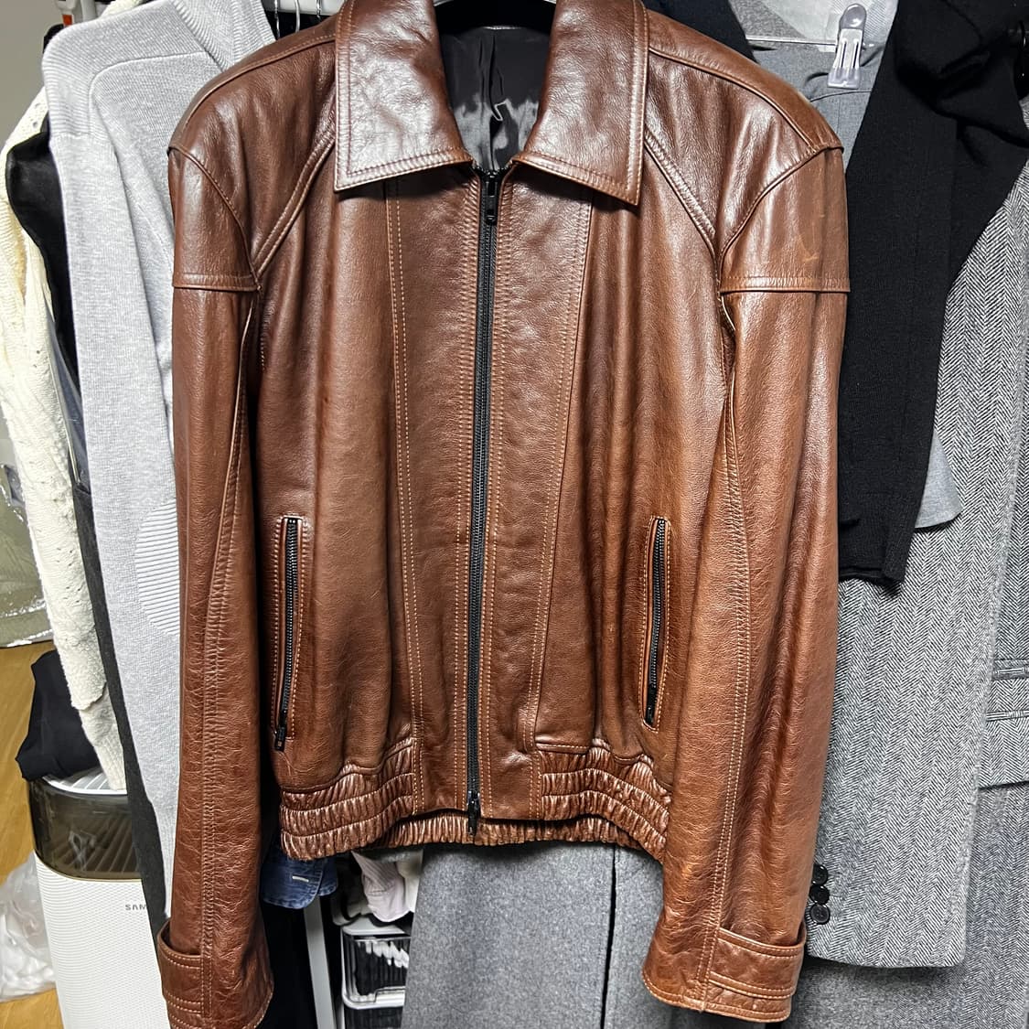 엘무드 가죽자켓 46 상품이미지1