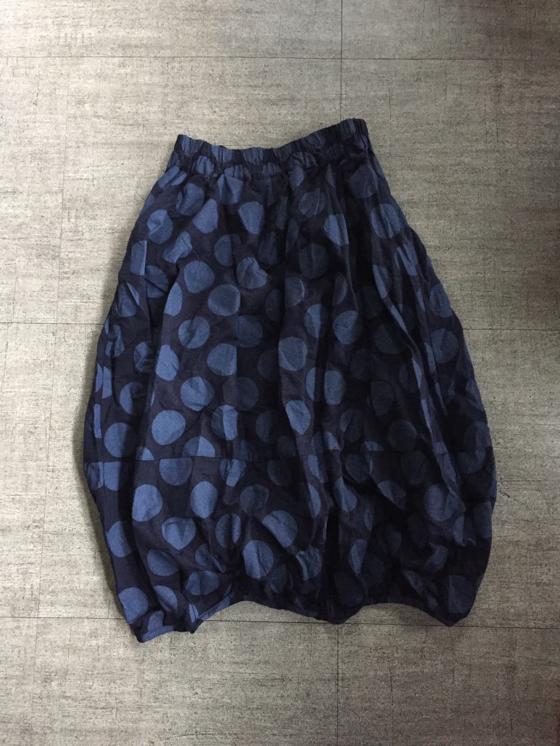 일본빈티지 Dgy 하구미모리걸 할메카지 도트땡땡이 벌룬롱스커트 상품이미지1