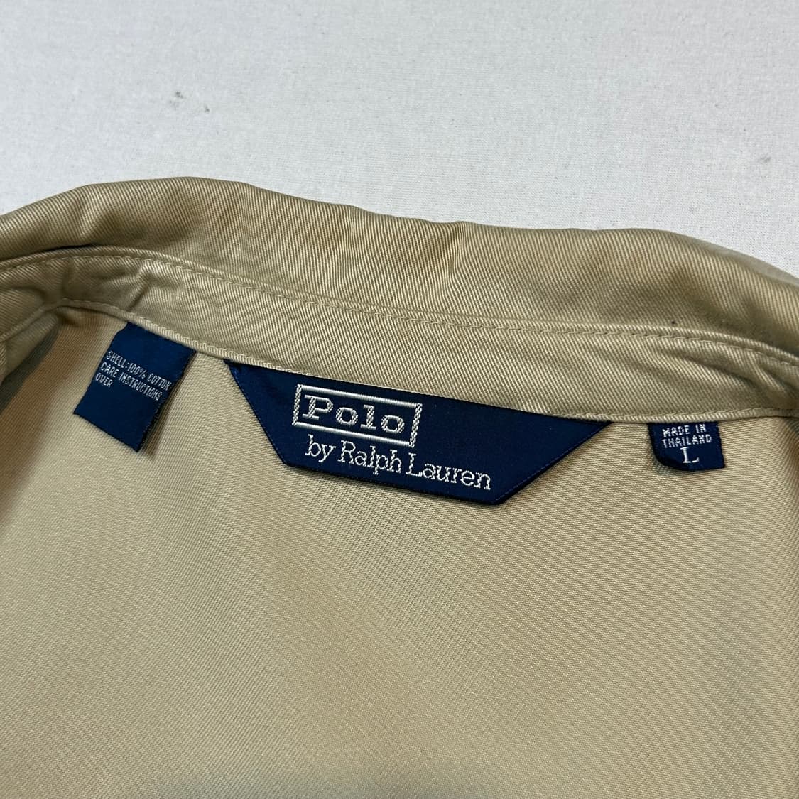 L) 폴로 랄프로렌 베이지 베이포트 스윙탑 코튼 자켓 상품이미지8