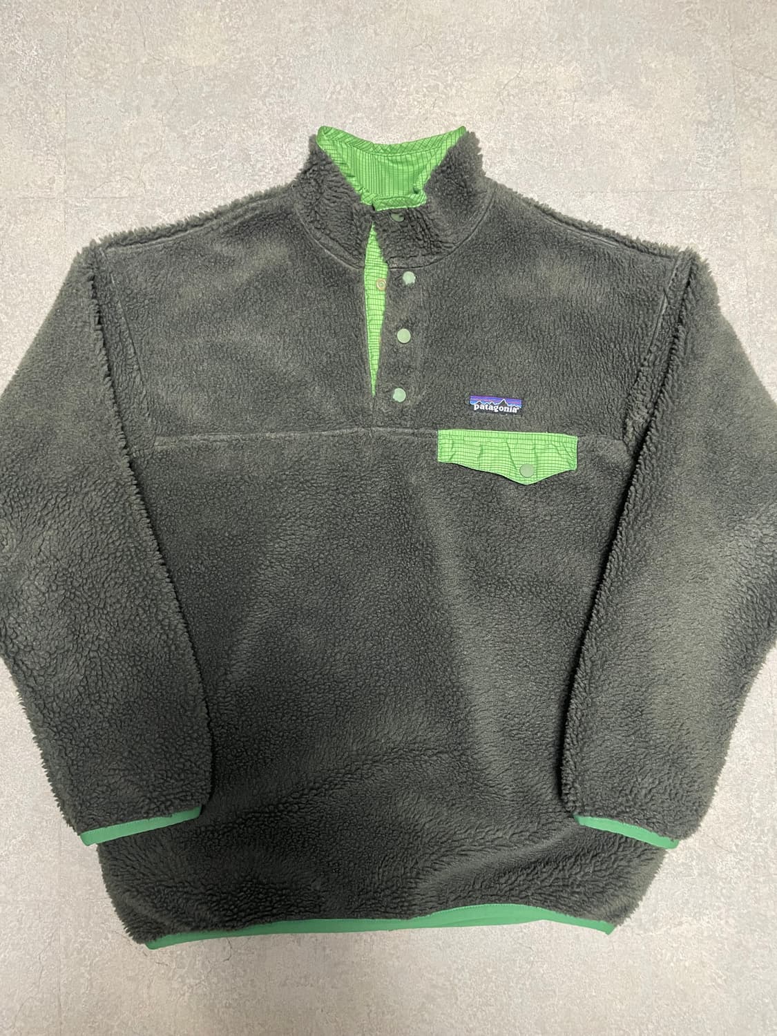 빈티지 파타고니아 글리세이드 리버시블 신칠라 올리브 그린 상품이미지1