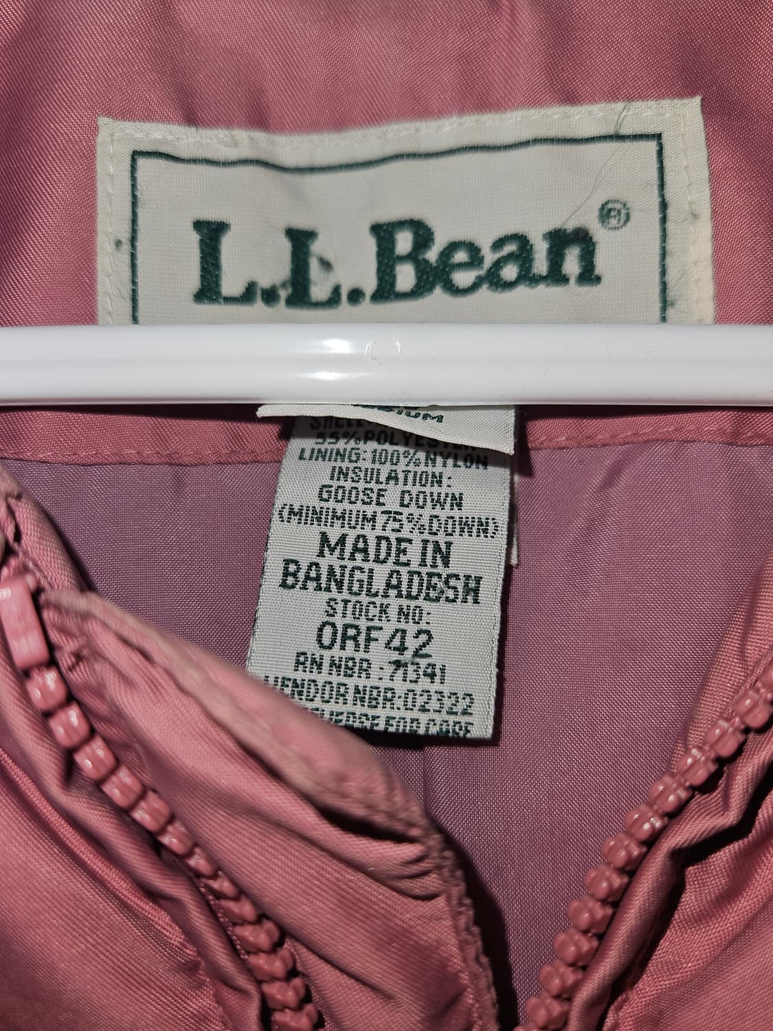 L.L.Bean 구스다운 퀄팅 패디드 자켓 블루종 우먼스 M 상품이미지4