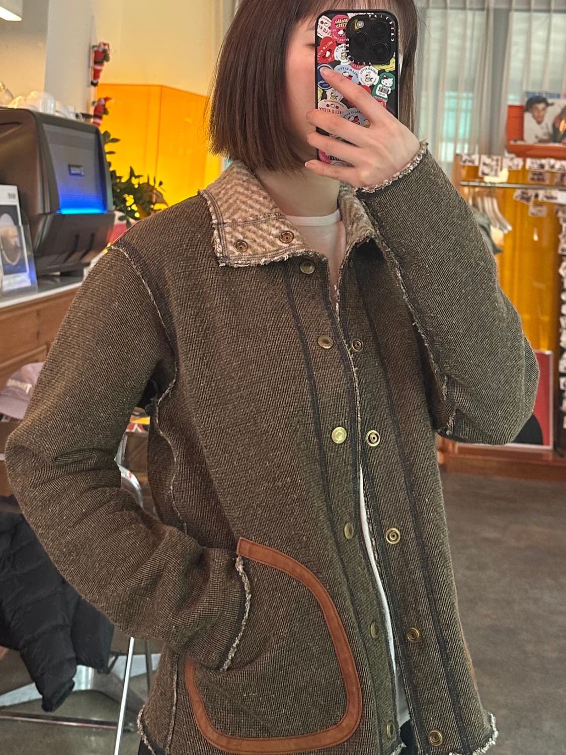 (착샷o) Kapital 캐피탈 브라운 자켓  상품이미지7