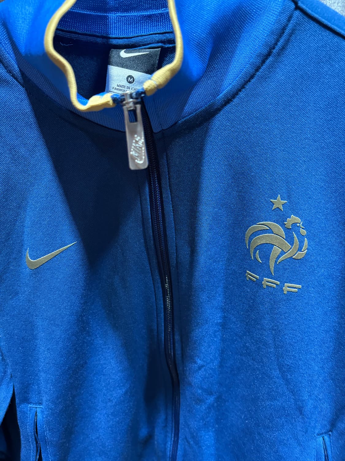 M 나이키 France 골드라인 딥블루 트랙탑 상품이미지4