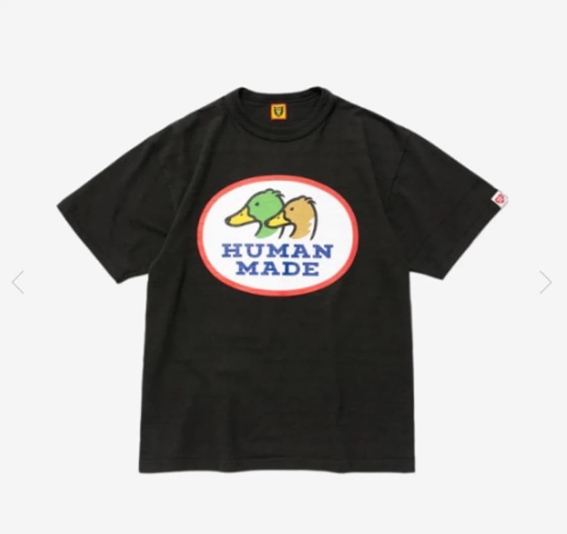 휴먼 메이드 그래픽 티셔츠 #05 블랙 상품이미지1