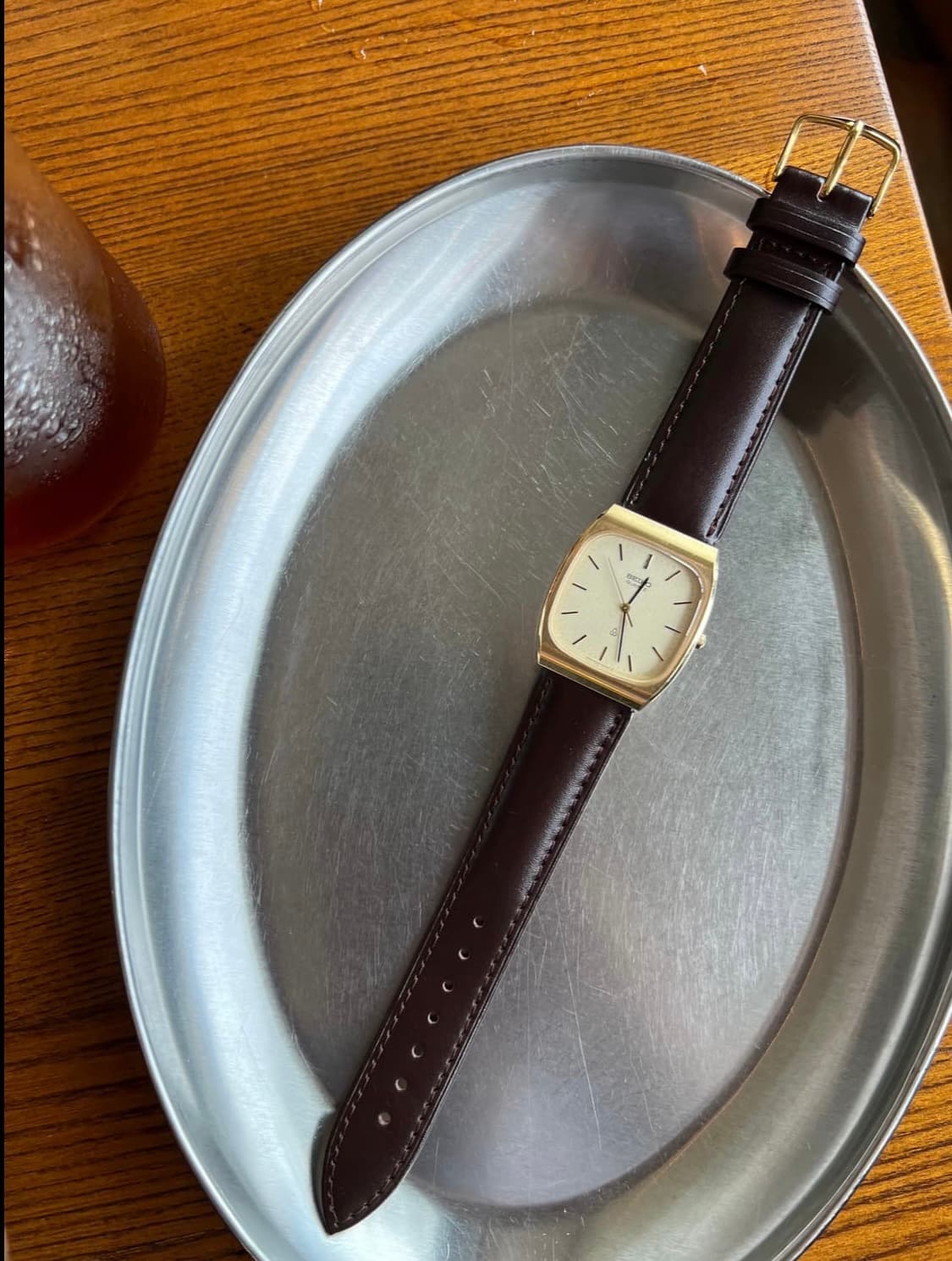 80s 세이코 샤리오 쿼츠 골드 상품이미지3