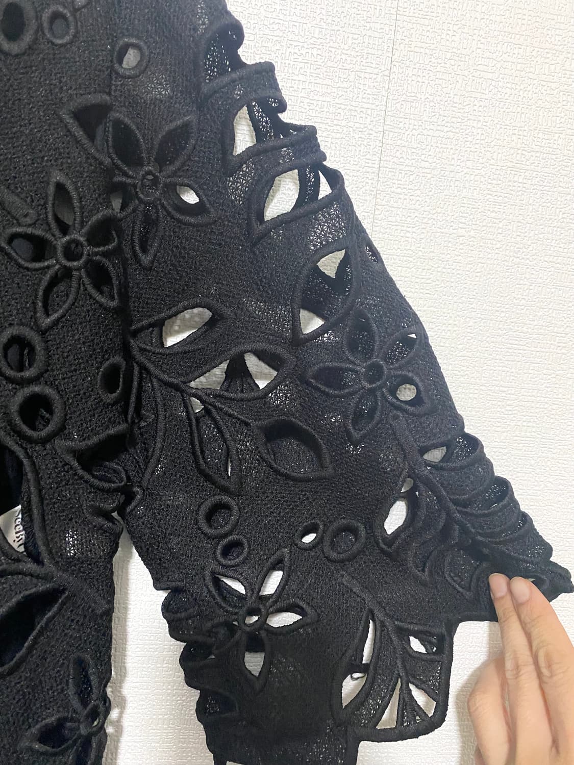 씨바이 끌로에 블랙 레이스 원피스 상품이미지6