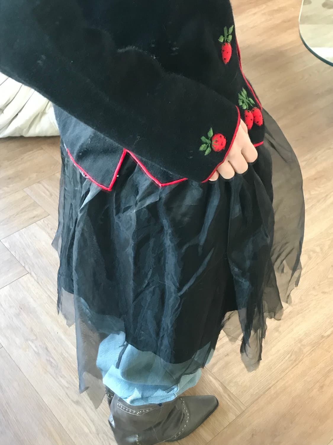 vintage sheer skirt 상품이미지3