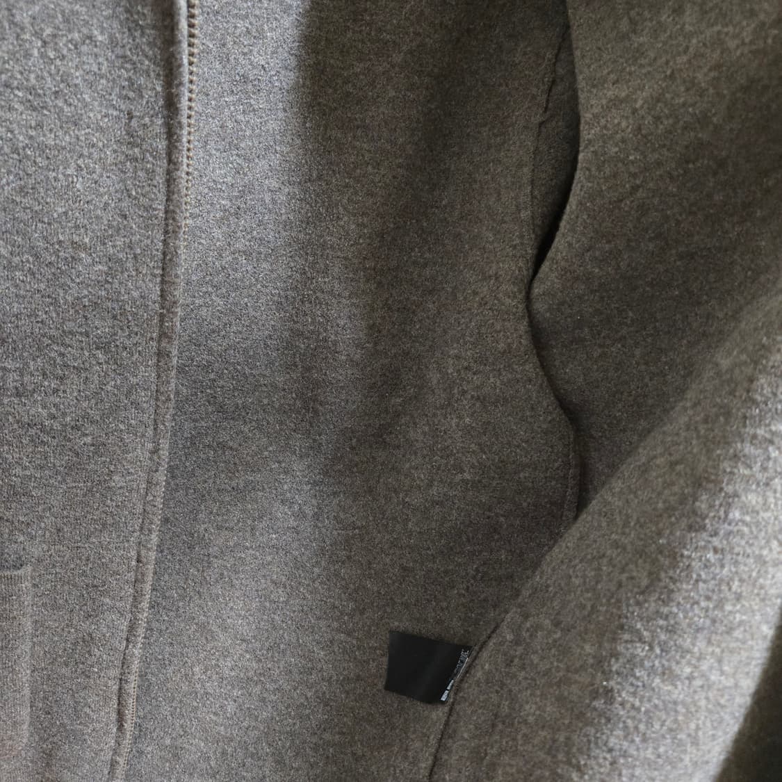 유니클로C 니트풀집재킷 브라운 상품이미지8