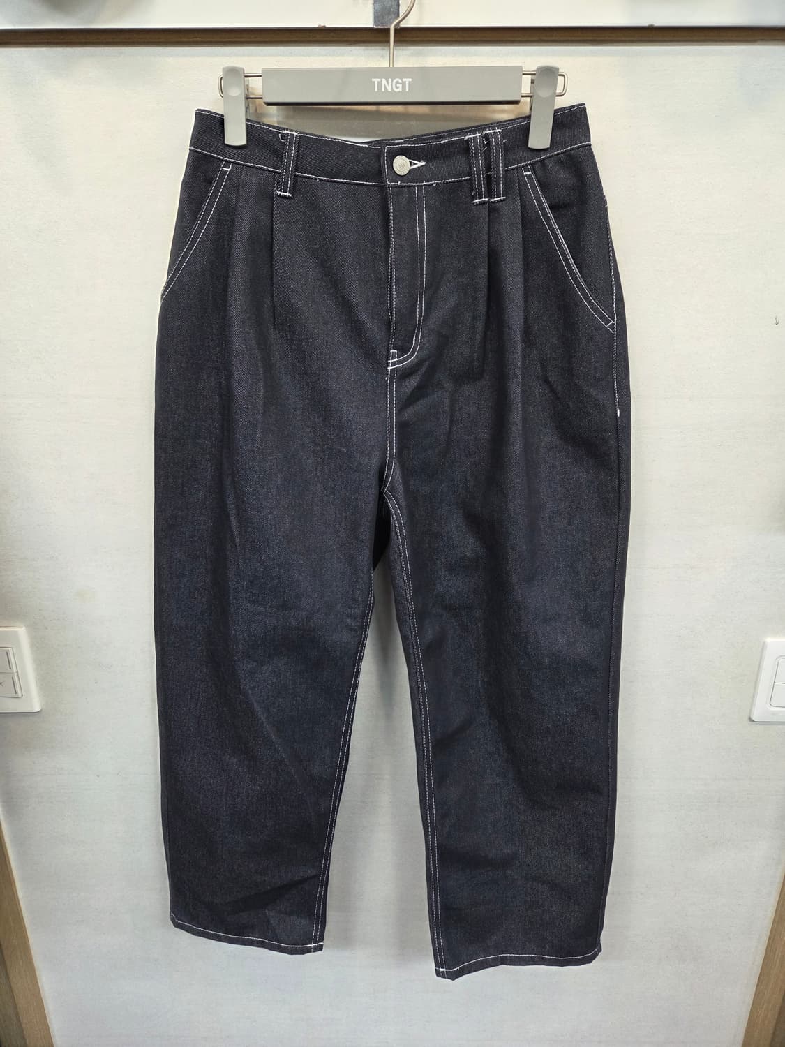 데케트 투턱 와이드 진청 데님팬츠 28 상품이미지1