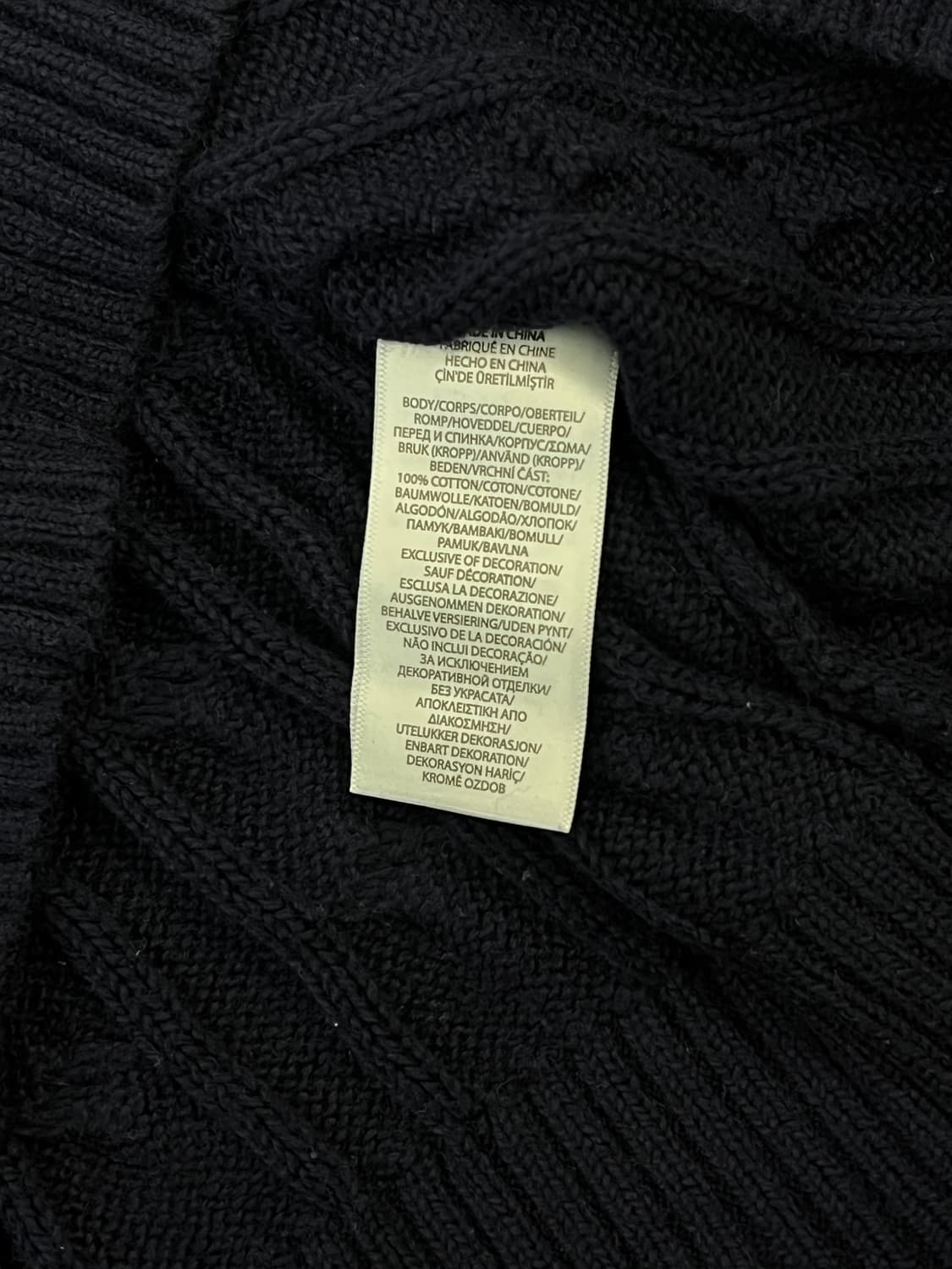 폴로 랄프로렌 니트 네이비 M #csz1766 상품이미지5