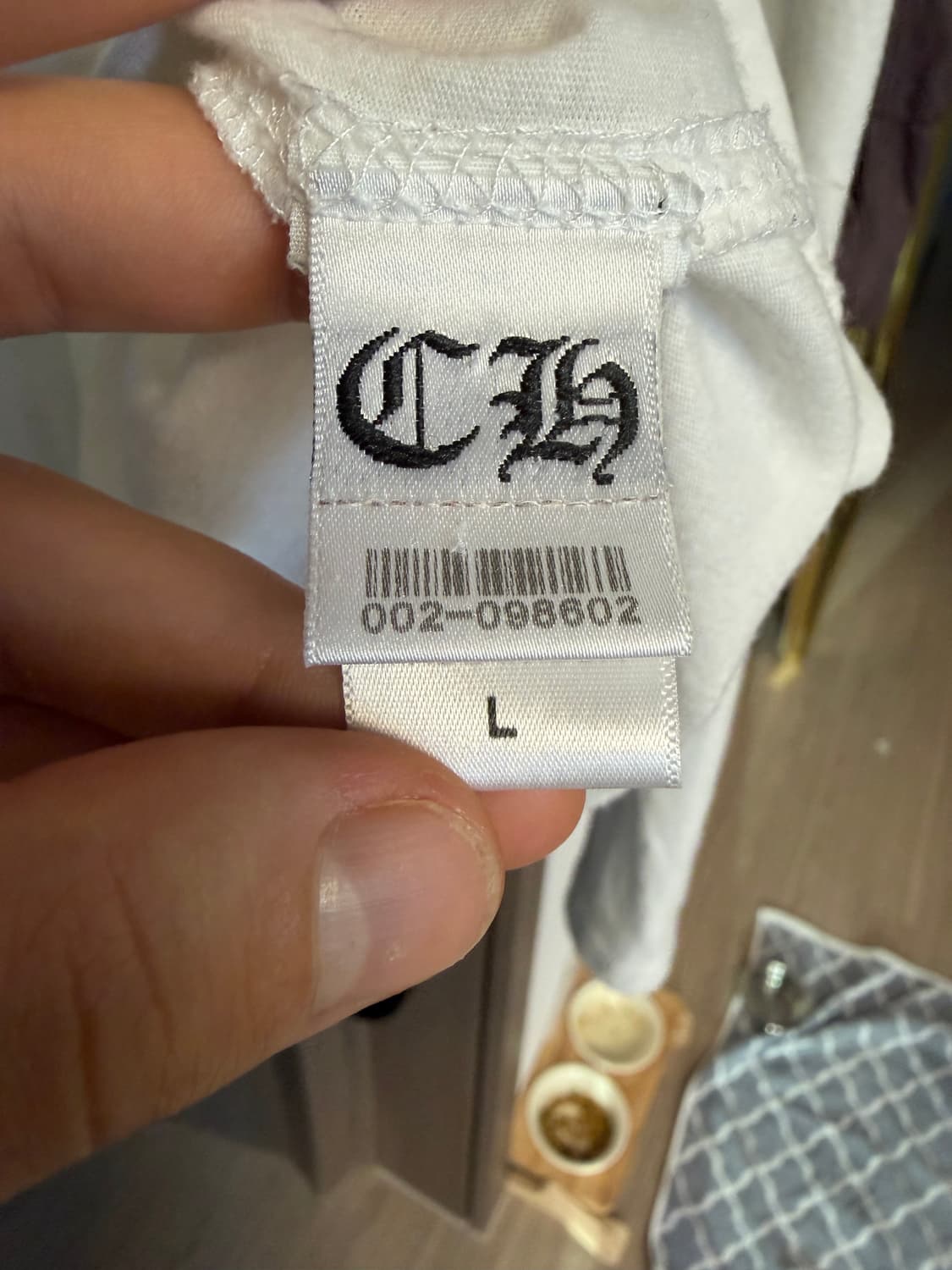 크롬하츠 가죽패치 롱슬리브 상품이미지3