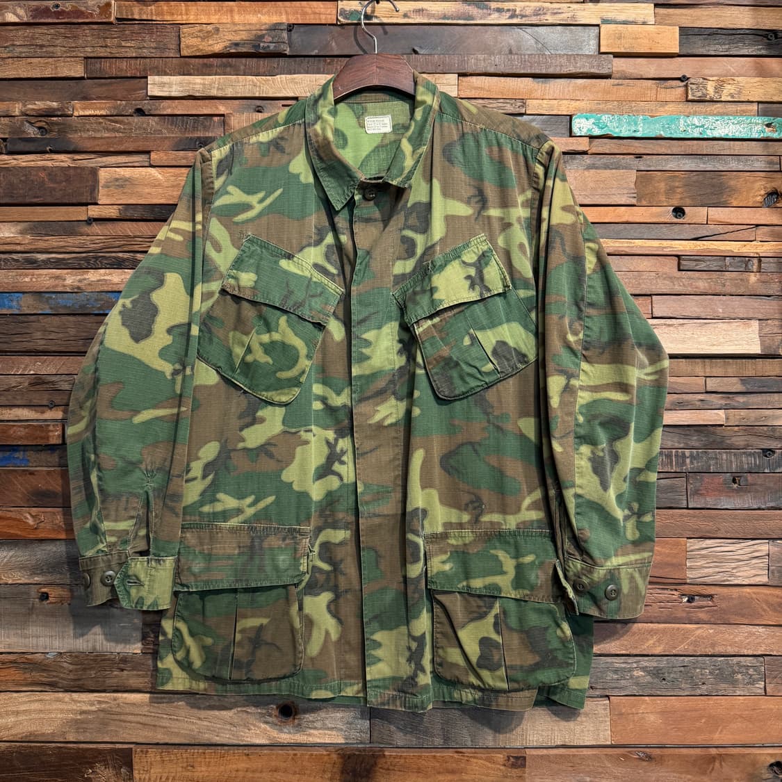 60s 미군 ERDL 정글퍼티그 자켓 M/R  상품이미지1
