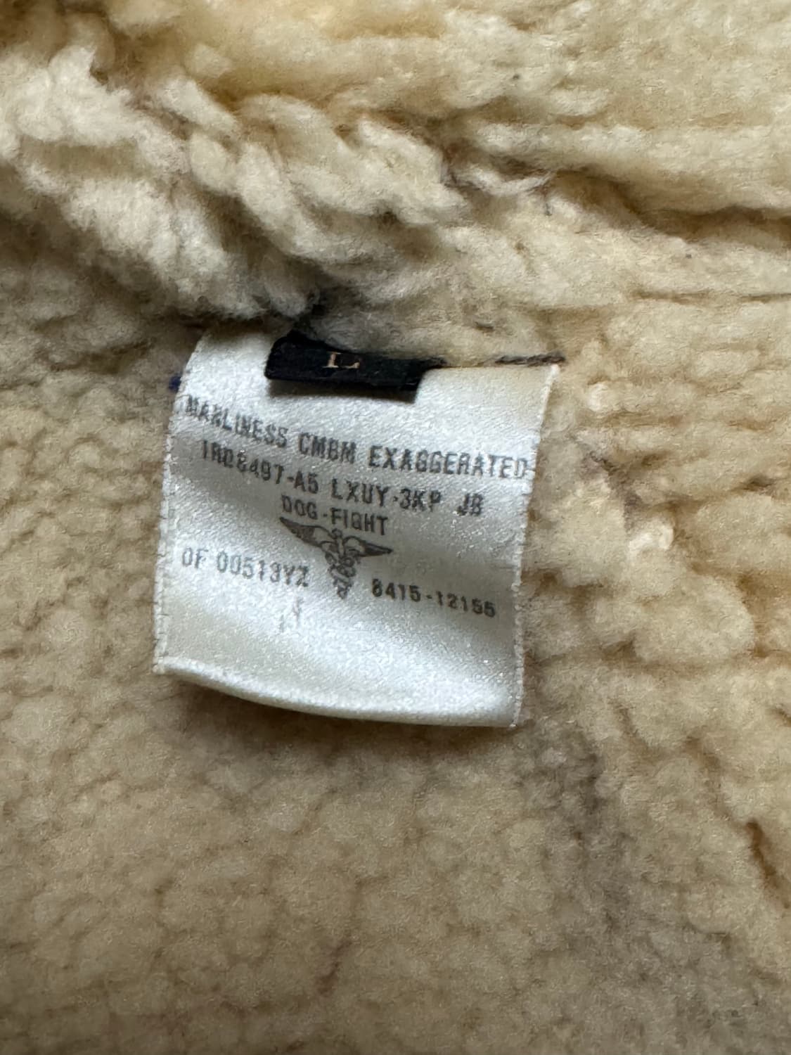90s B-3 Mouton Jacket 무스탕 자켓 상품이미지6