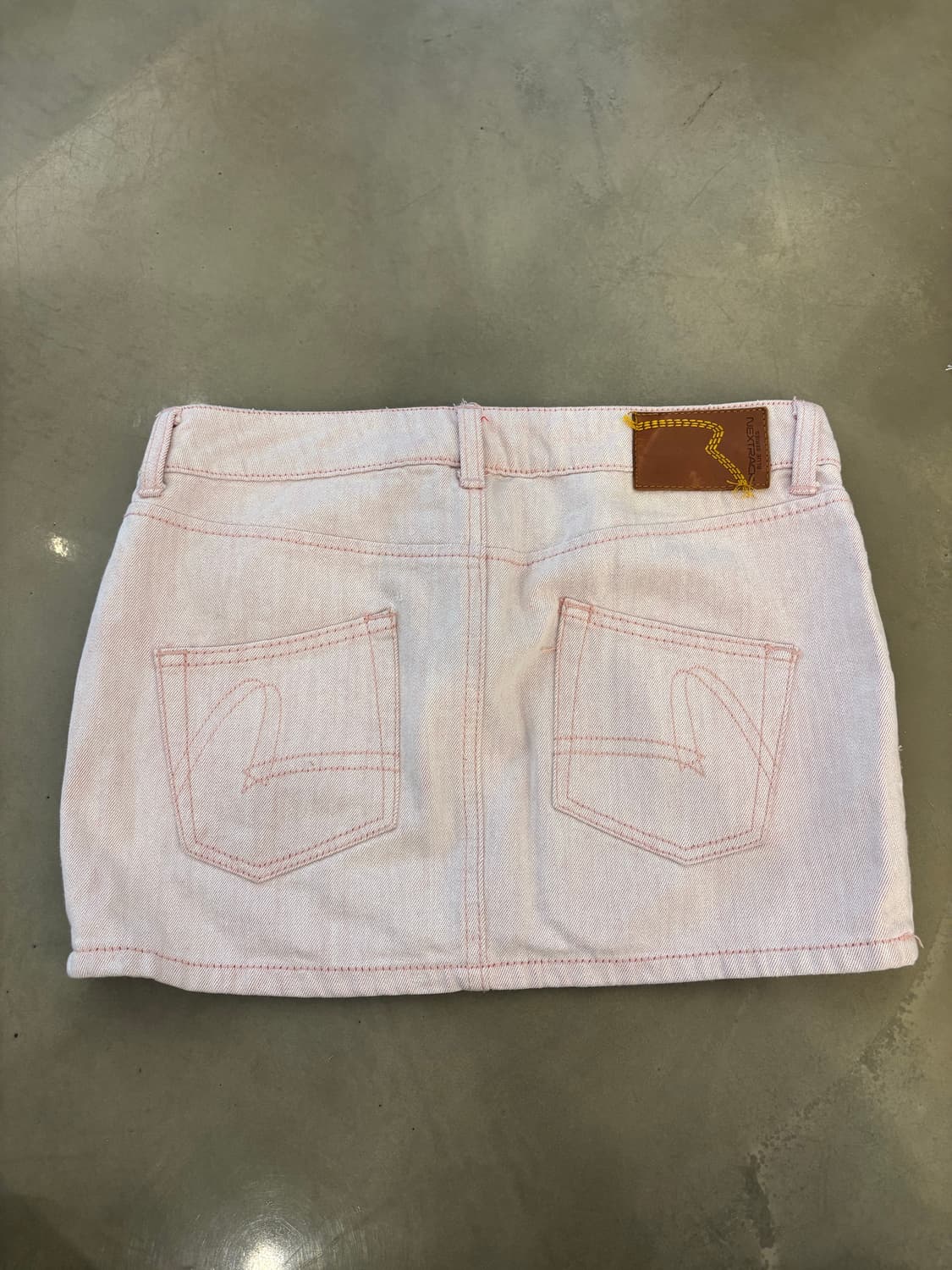 빈티지 페일 핑크 진 / 미니 스커트 상품이미지2