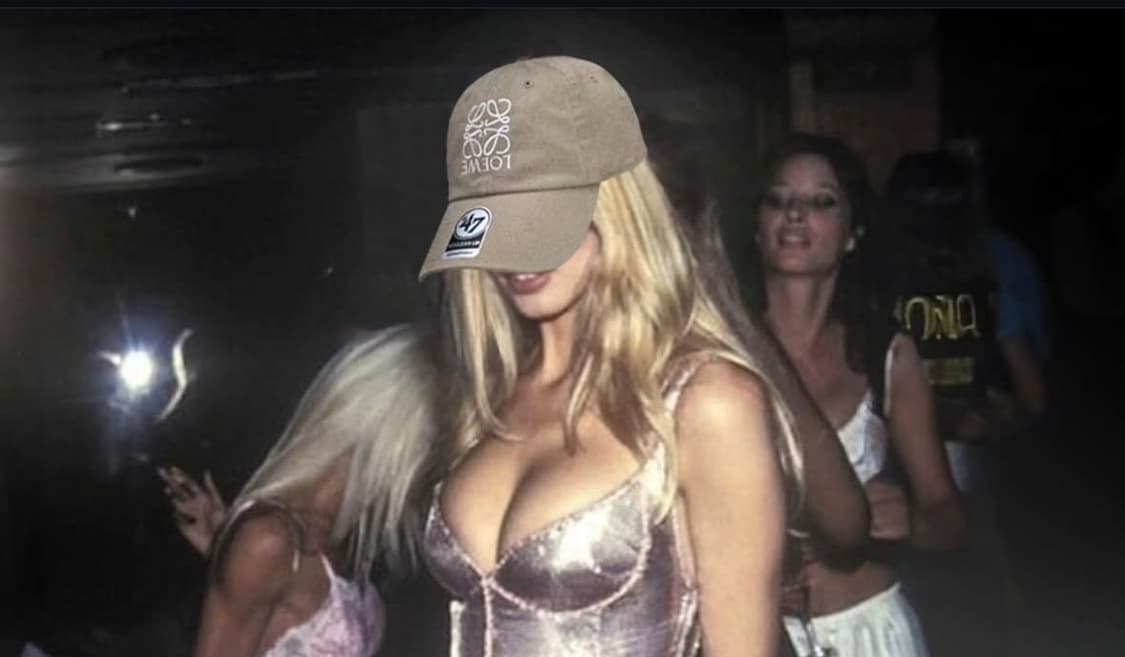 nptsss 로에베 볼캡 베이지 상품이미지1