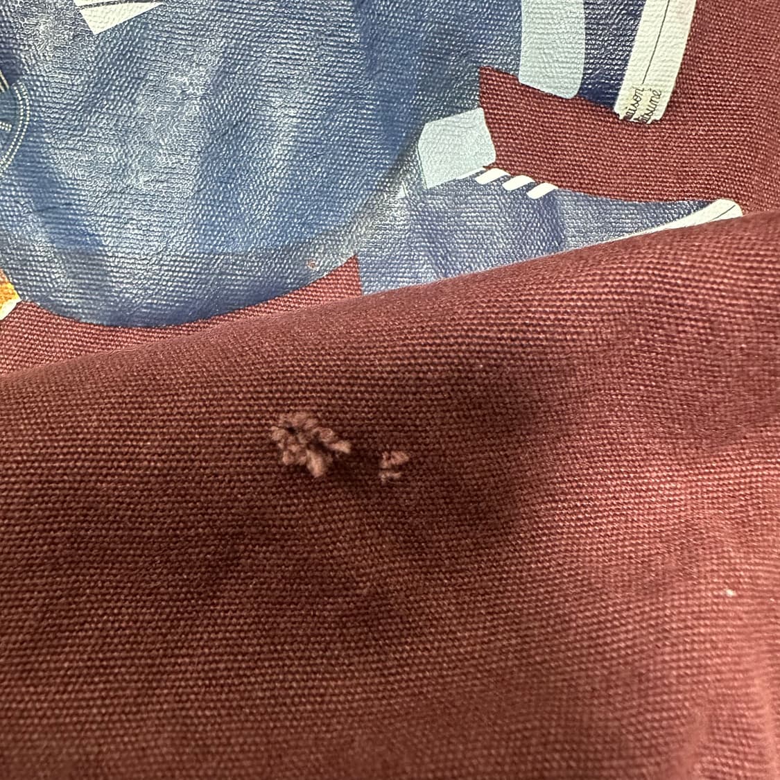 ✨ (바배) 메종키츠네 버건디 에코백 토트백 상품이미지5