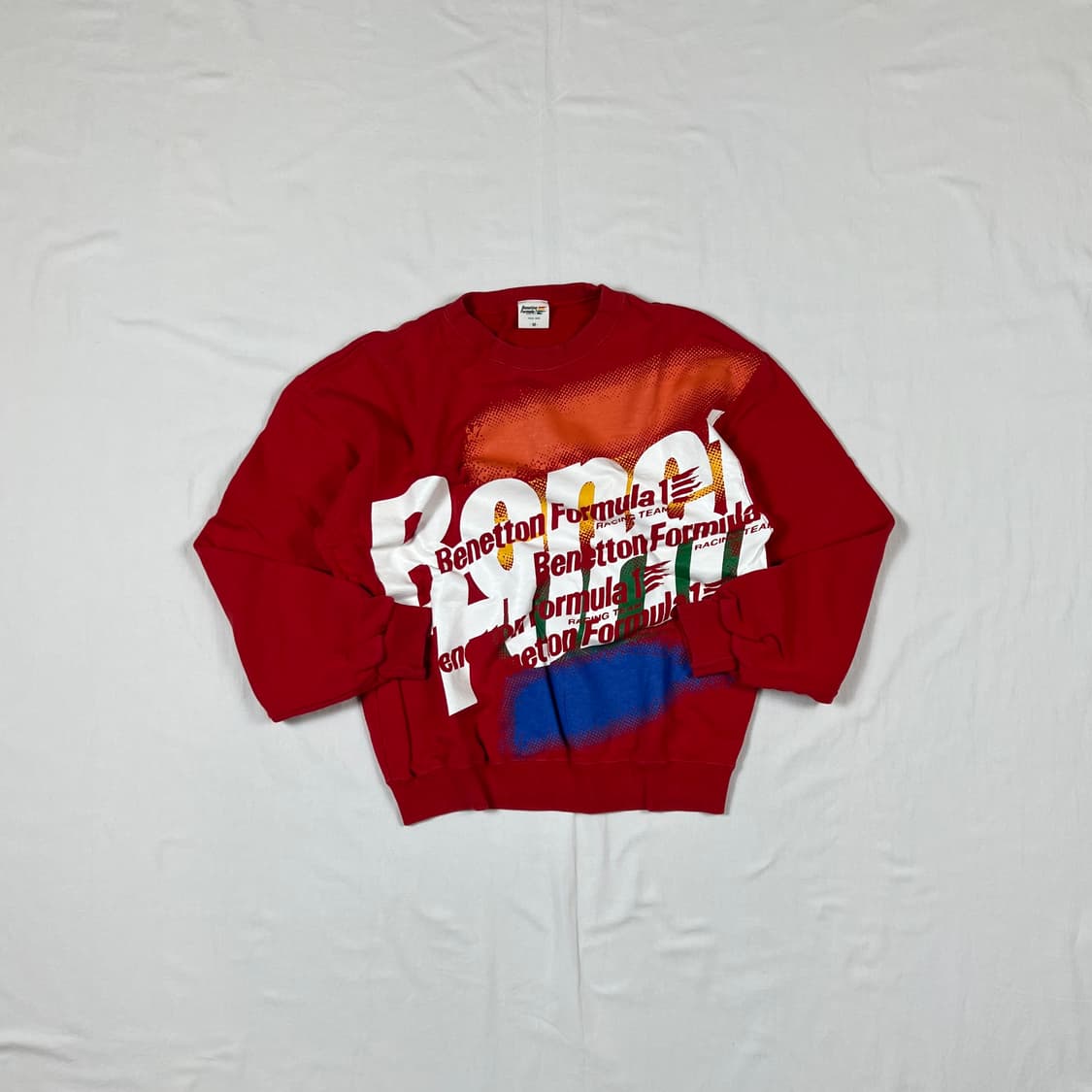 90‘s 베네통포뮬러1 benetton formula1 맨투맨 상품이미지1