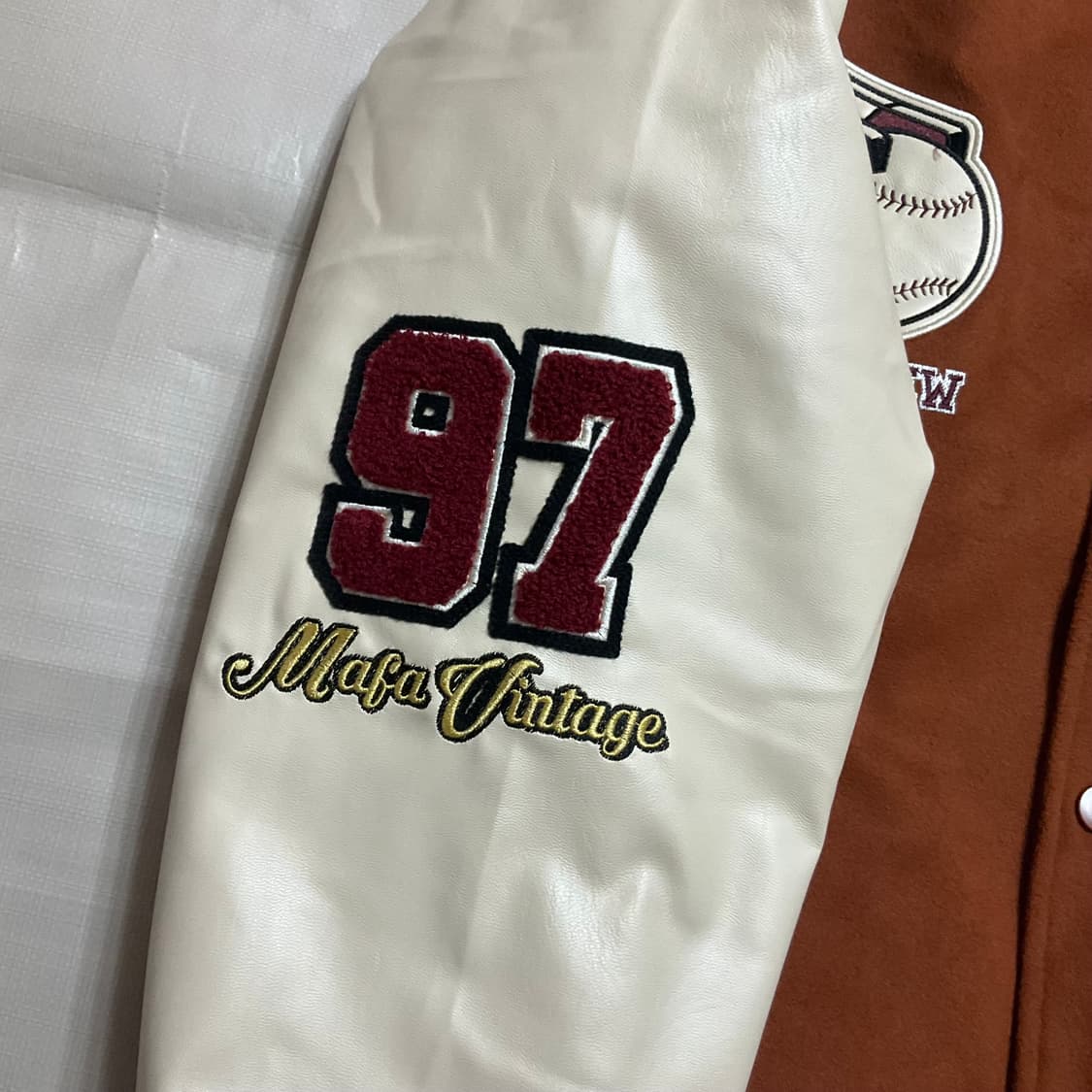 빈티지 루니툰즈 바시티 자켓 L 상품이미지4