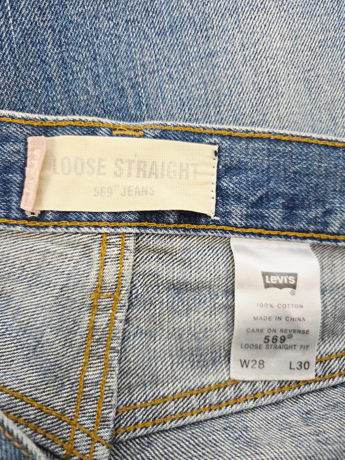 리바이스(Levi's) 569 루즈 스트레이트 디스트로이드 데님 팬츠 상품이미지6