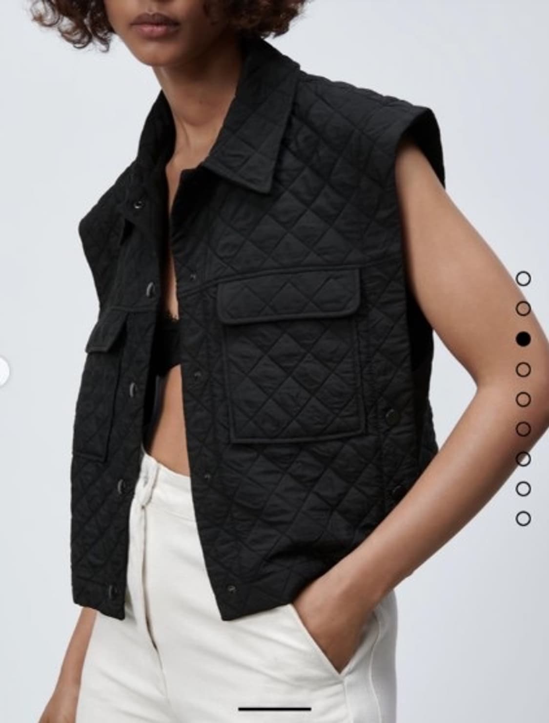 ZARA 자라 패딩 조끼 상품이미지1