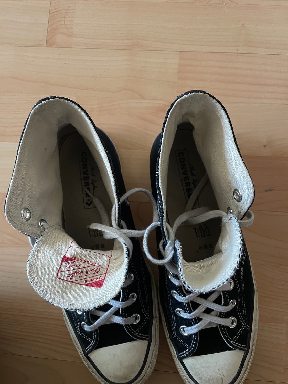 컨버스 척70 하이 블랙 275사이즈 상품이미지2