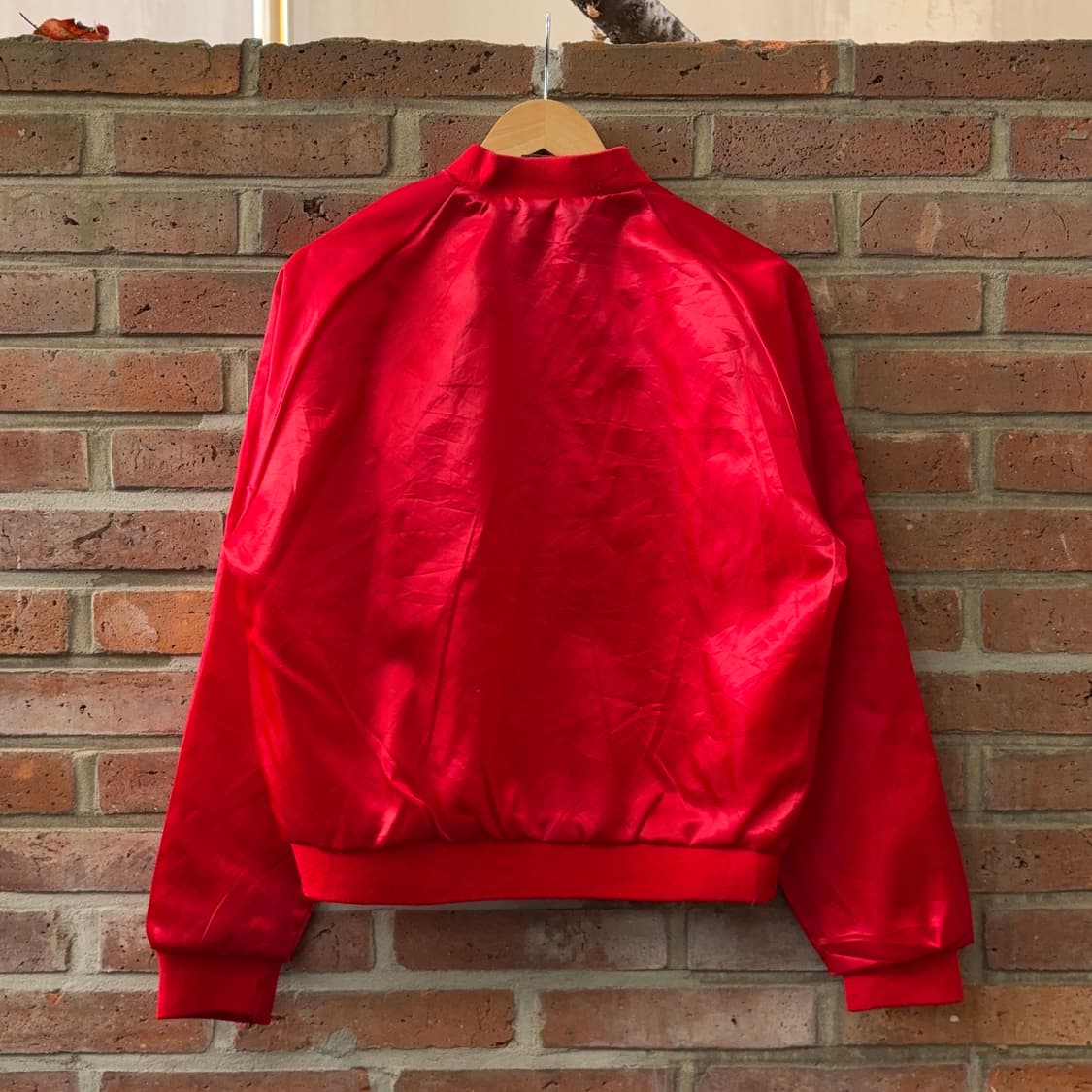 70~80s USA 아리스토 잭 Aristo Jac 새틴 봄버 자켓 상품이미지6