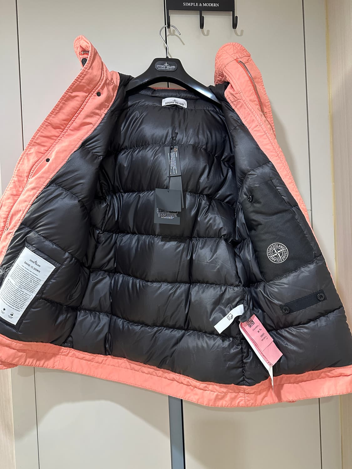 스톤아일랜드 다비드 TC 다운 DAVID-TC DOWN 피치 상품이미지9