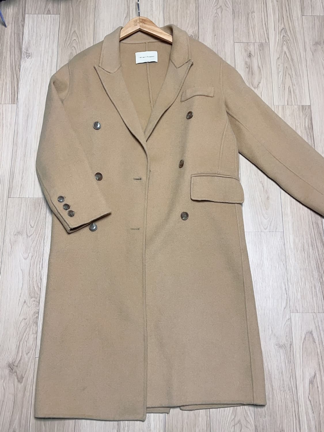 핸드메이드 울 코트 상품이미지1