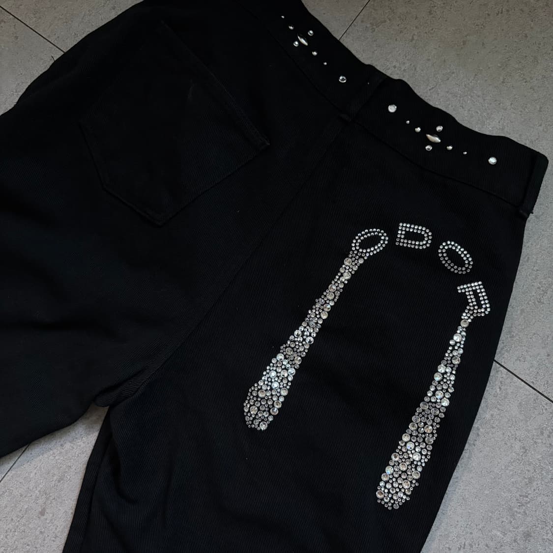 오도어 크리스 스터드 팬츠 3 상품이미지4