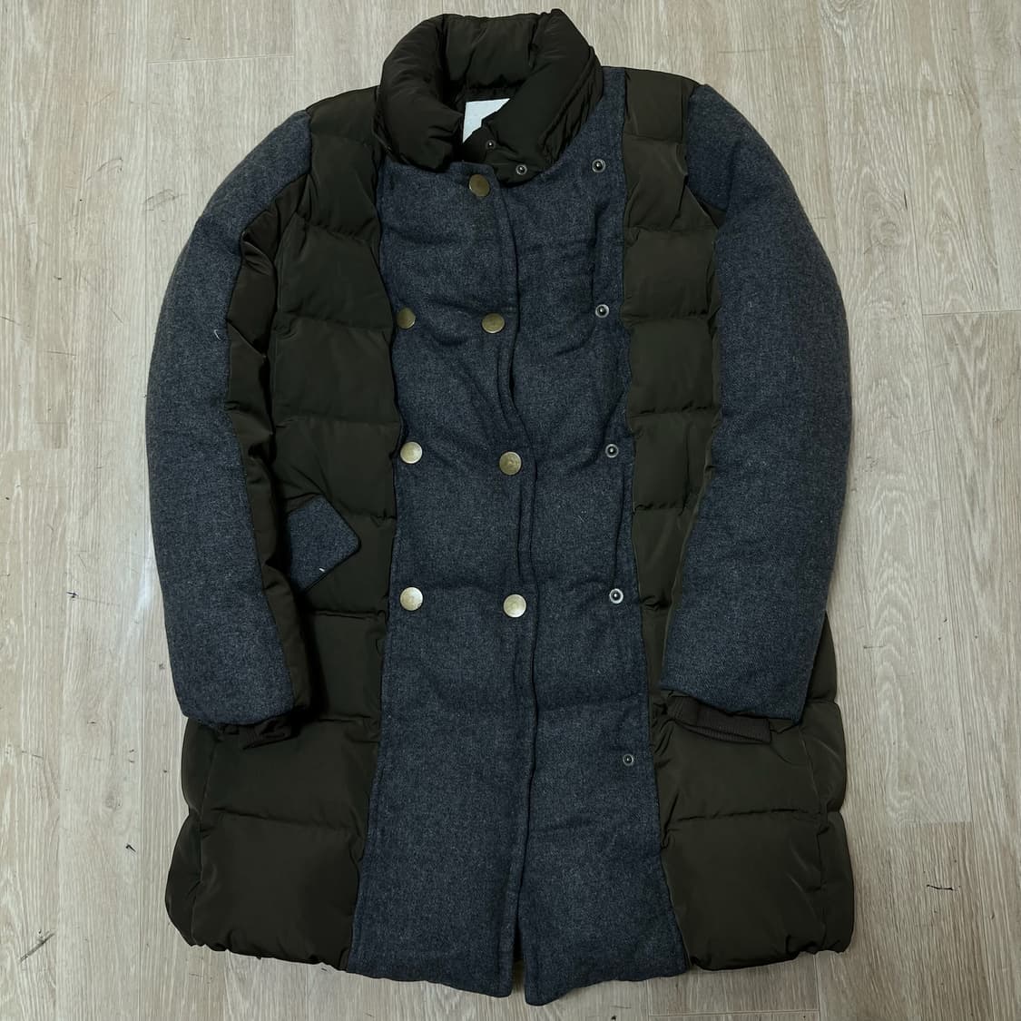 빈폴 바이크리페어샵 버튼 클래식 패딩코트 S/90  상품이미지1