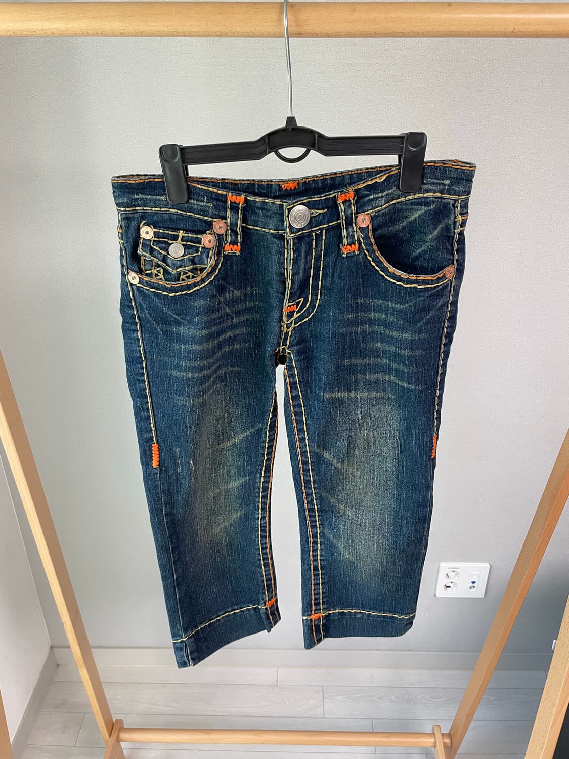 True Religion 데님 7부 팬츠(Made in USA) 상품이미지3