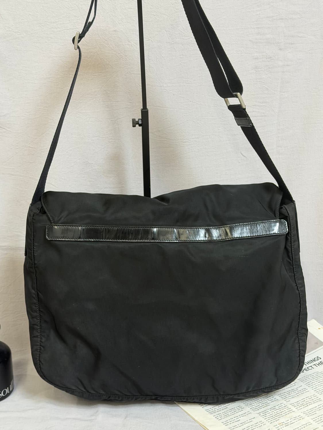 프라다 테수토 포코노 나일론 투포켓 메신저백 상품이미지8