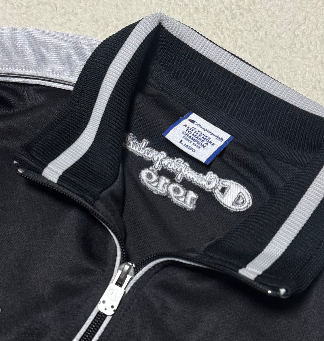 챔피온 올드스쿨 블랙 그레이 져지  상품이미지5