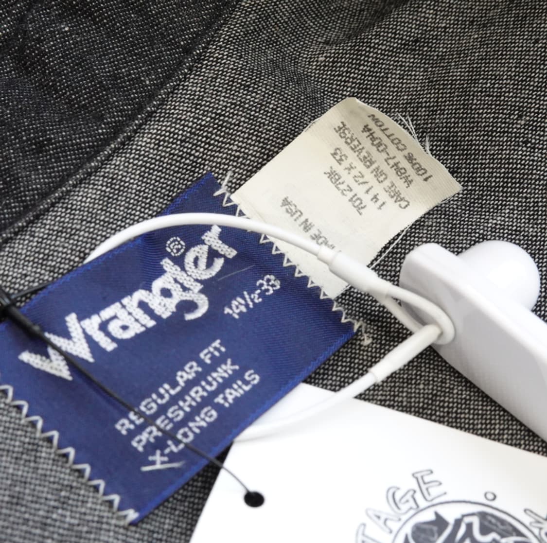 Wrangler 랭글러 블랙 데님 셔츠 1870 상품이미지9